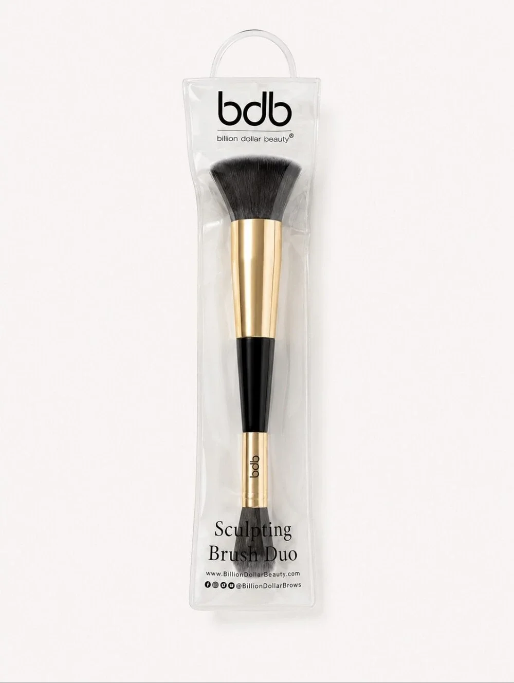 Billion Dollar Beauty Dual Contour Brush NWT